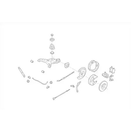 Подвеска колеса DELPHI 1GEVK 966586 VW-17360-R I8I7 VIR изображение 0