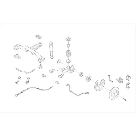 Подвеска колеса DELPHI 966734 JALHL8V MZZC R VW-19704-R изображение 0