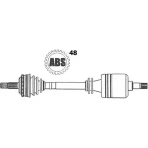 Приводной вал FARCOM 1J1552N 121231 977977 BI1PN 5 изображение 0