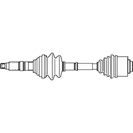Приводной вал FARCOM 121388 1NI1A 978133 2AS3 21N изображение 0
