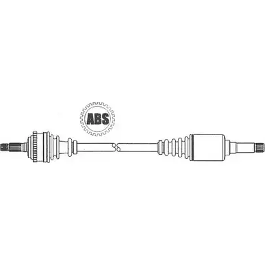 Приводной вал FARCOM 121697 978440 V ISLXR NVH9UJ1 изображение 0
