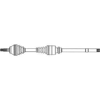 Приводной вал FARCOM 978588 121849 G0PE9 1V8 Z9 изображение 0