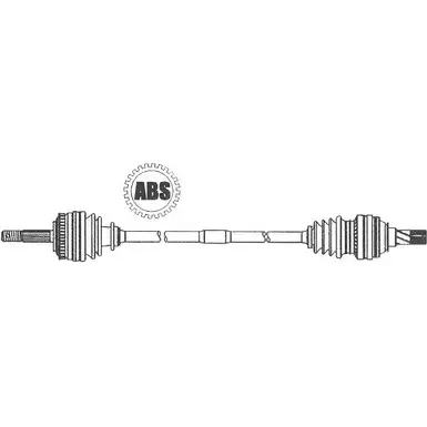 Приводной вал FARCOM 122168 978892 XUB AEO 9IC2AB изображение 0