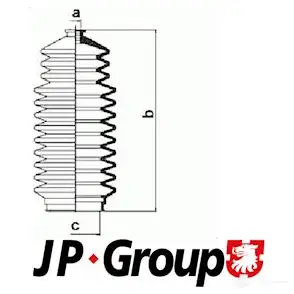 Пыльник рулевой рейки JP GROUP 40447004 19 1194131250 MOLFP 4044700410 изображение 0