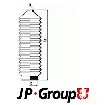 Пыльник рулевой рейки JP GROUP 5710412373870 2199849 3Y IF9 4044700119