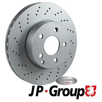 Тормозной диск JP GROUP 1222708423 1363105600 1 ZVEJ 5710412602550 изображение 0