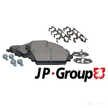 Тормозные колодки, комплект JP GROUP A1F4OE 346 3600519 1222755393 3463600510