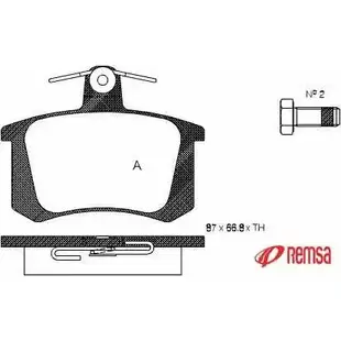 Тормозные колодки, дисковые, комплект METZGER LE0V2D 0135.20 211 44 986784