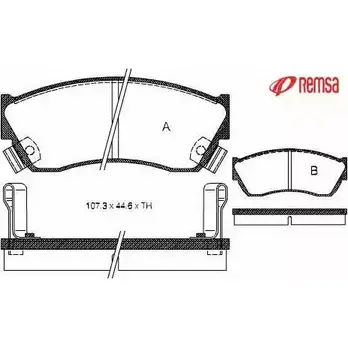 Тормозные колодки, дисковые, комплект METZGER 21334 0147.22 213 33 986797 изображение 0