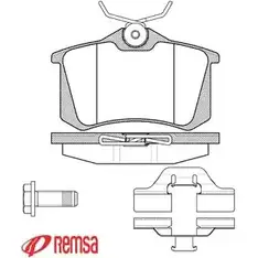 Тормозные колодки, дисковые, комплект METZGER 0263.03 209 60 20961 986856