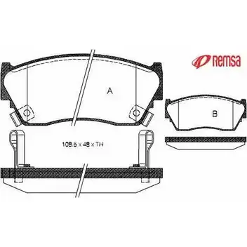 Тормозные колодки, дисковые, комплект METZGER 986929 0364.02 21658 21 657
