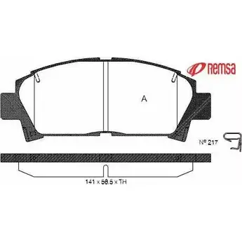 Тормозные колодки, дисковые, комплект METZGER 986983 219 61 0427.02 18KP4V