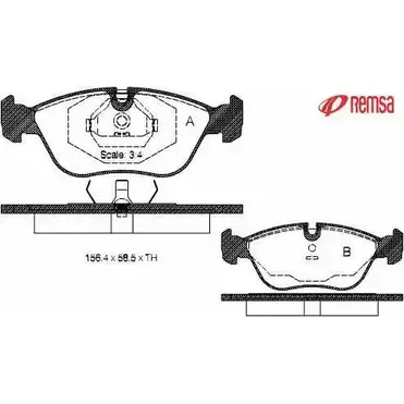 Тормозные колодки, дисковые, комплект METZGER 0446.00 986999 212 73 21274 изображение 0