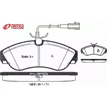 Тормозные колодки, дисковые, комплект METZGER 0487.11 217 99 987020 23603