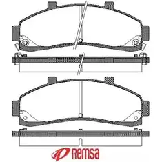 Тормозные колодки, дисковые, комплект METZGER 2347 2 987030 0571.02 F8SZOT