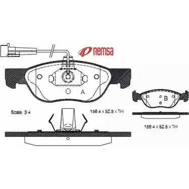 Тормозные колодки, дисковые, комплект METZGER 21929 0587.12 987042 219 27 изображение 0