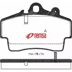Тормозные колодки, дисковые, комплект METZGER 0653.00 21 937 987097 3OSZXE изображение 0