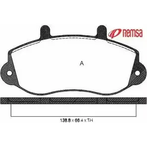 Тормозные колодки, дисковые, комплект METZGER 70J75K7 2 3302 987111 0677.00