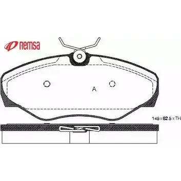 Тормозные колодки, дисковые, комплект METZGER 231 00 987214 0834.00 ADSIWK