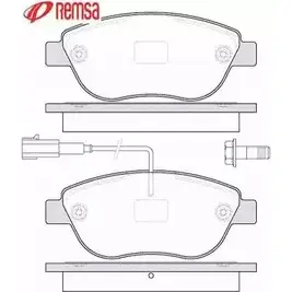 Тормозные колодки, дисковые, комплект METZGER 23 708 23709 987313 0859.11 изображение 0