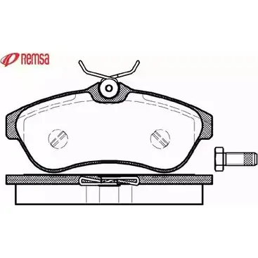 Тормозные колодки, дисковые, комплект METZGER 23409 987483 0880.00 2 3408