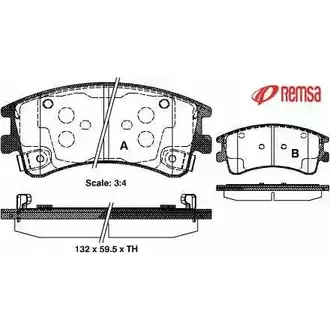 Тормозные колодки, дисковые, комплект METZGER 993174 2404 6 0970.02 PACQI изображение 0