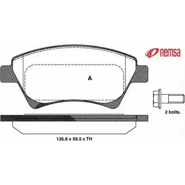 Тормозные колодки, дисковые, комплект METZGER 0976.00 0976. 10 23930 993178 изображение 0