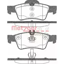 Тормозные колодки, дисковые, комплект METZGER 2333 4 0991.00 993191 23335