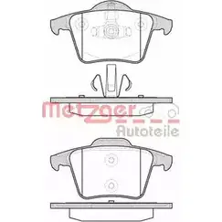 Тормозные колодки, дисковые, комплект METZGER 1044.00 993917 2 4011 24012 изображение 0