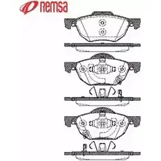 Тормозные колодки, дисковые, комплект METZGER 994140 2385 6 MSV0R 1068.02