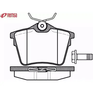 Тормозные колодки, дисковые, комплект METZGER 994749 1103.00 2 4135 8LOKX1A