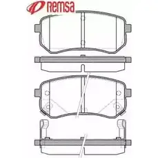Тормозные колодки, дисковые, комплект METZGER 995252 1135.02 242 76 S7TIOV изображение 0