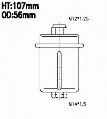 Топливный фильтр JS ASAKASHI FS6032 1440170336 4HO ETW7