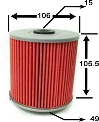 Масляный фильтр JS ASAKASHI OE553J UW1 L4C9 1440170814