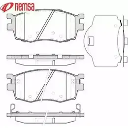 Тормозные колодки, дисковые, комплект METZGER 24318 996289 1208.02 243 17