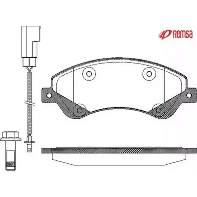 Тормозные колодки, дисковые, комплект METZGER 24 485 1251.02 996769 EV7DM