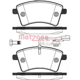 Тормозные колодки, дисковые, комплект METZGER 1351.01 25291 2469 3 997608 изображение 0