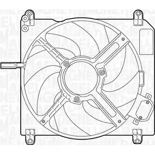 Вентилятор радиатора MAGNETI MARELLI 069422010010 MTC010AX 1018247 6942201 0