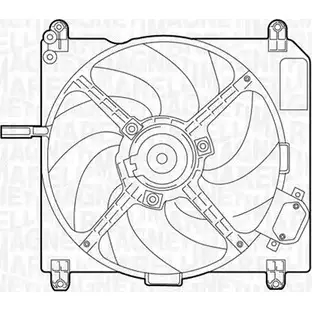 Вентилятор радиатора MAGNETI MARELLI 69 422011 1018248 MTC011AX 069422011010 изображение 0