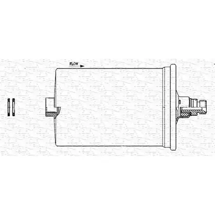 Топливный фильтр MAGNETI MARELLI 213908202700 6XQPS54 1020754 F I31