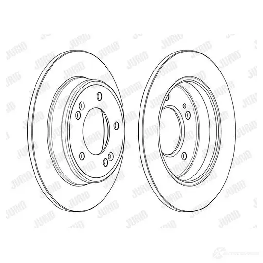 Тормозной диск JURID 563110jc 1193607128 56 3110JC UMZGGN изображение 0