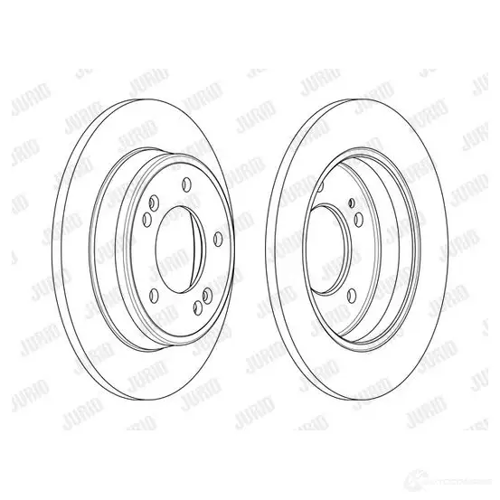 Тормозной диск JURID 563110jc 1193607128 56 3110JC UMZGGN изображение 2
