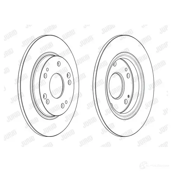 Тормозной диск JURID 563242jc 1424231167 M5DP7M8 563242J C изображение 0
