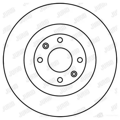 Тормозной диск JURID 562221jc 569217 56222 1J 562221JC изображение 0