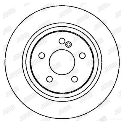 Тормозной диск JURID 562257jc 569283 562 257J 562257JC изображение 0