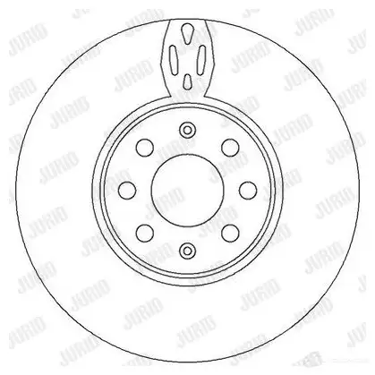 Тормозной диск JURID 56 2297 562297J 562297j 569357 изображение 0