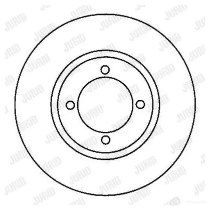 Тормозной диск JURID 561986jc 561 986J 568840 561986JC изображение 0