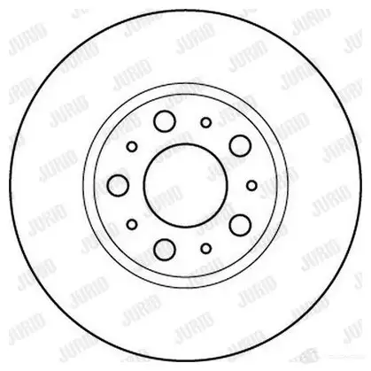 Тормозной диск JURID 569260 562244jc 562244JC 562 244J изображение 0