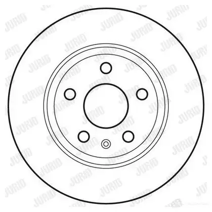 Тормозной диск JURID 562676J C 562676jc GCV0ZQ 569816 изображение 0