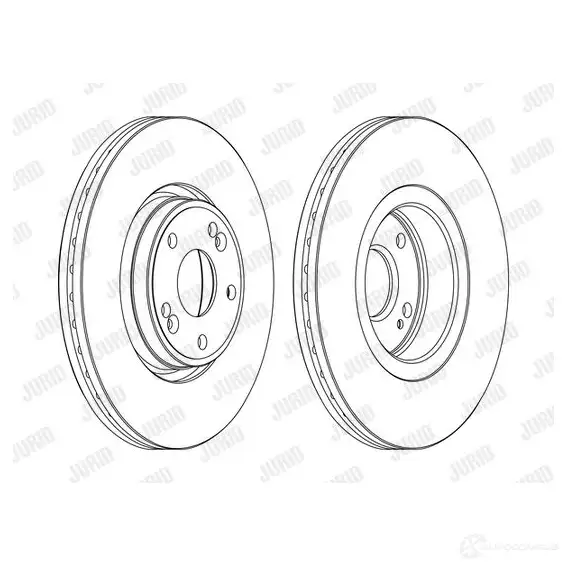Тормозной диск JURID 562381J C 1425088305 562381jc1 PP622 изображение 0